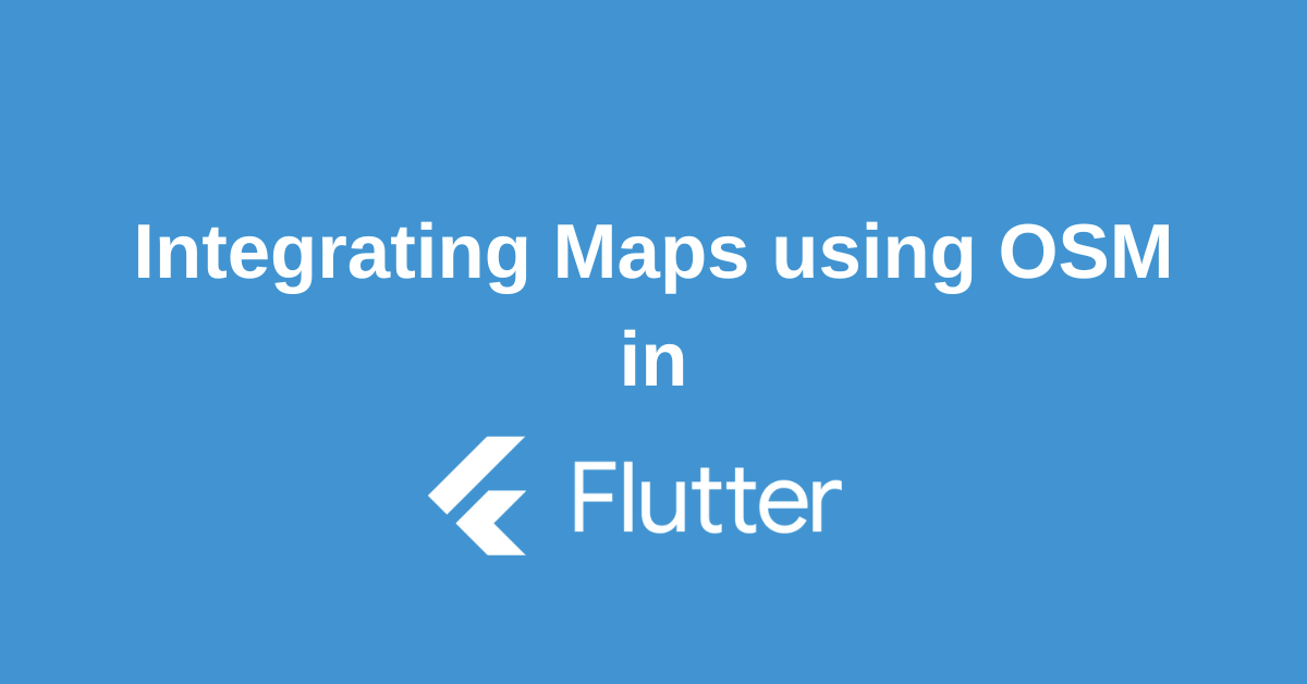 Flutter OSM