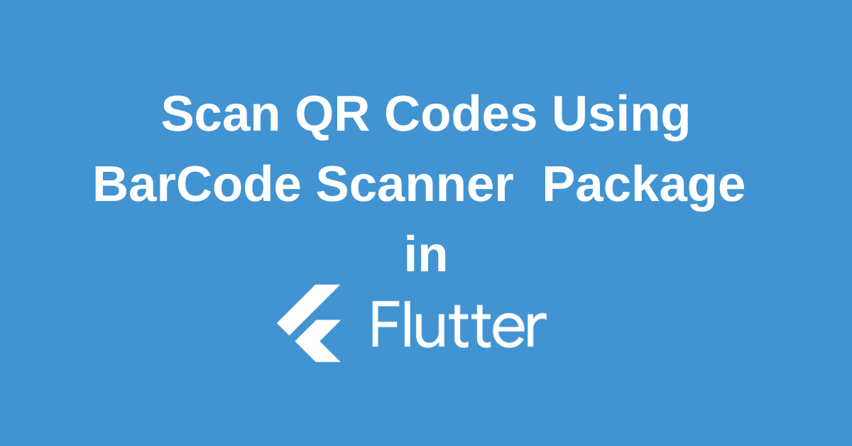 Flutter Barcode Scanner