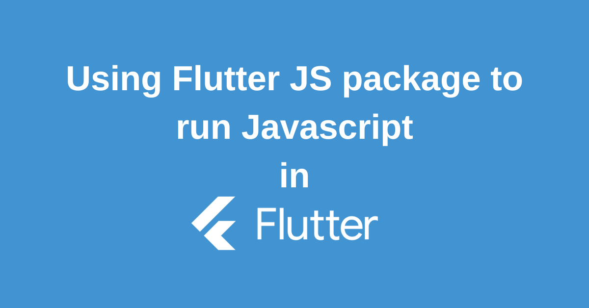 Flutter JS Package