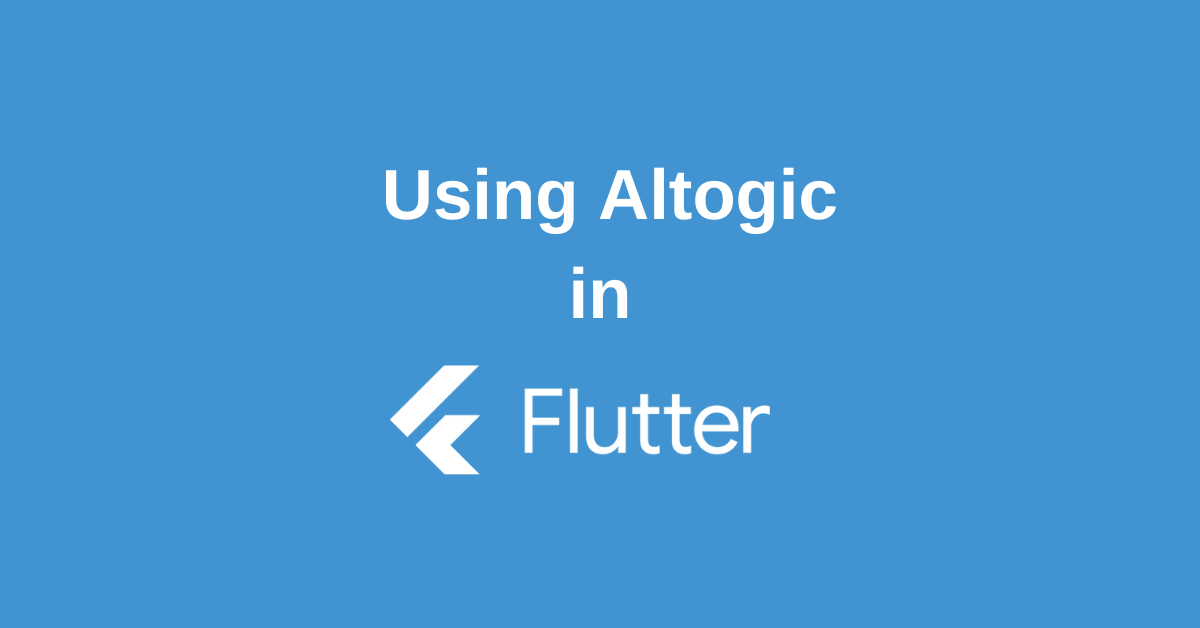 Flutter Altogic