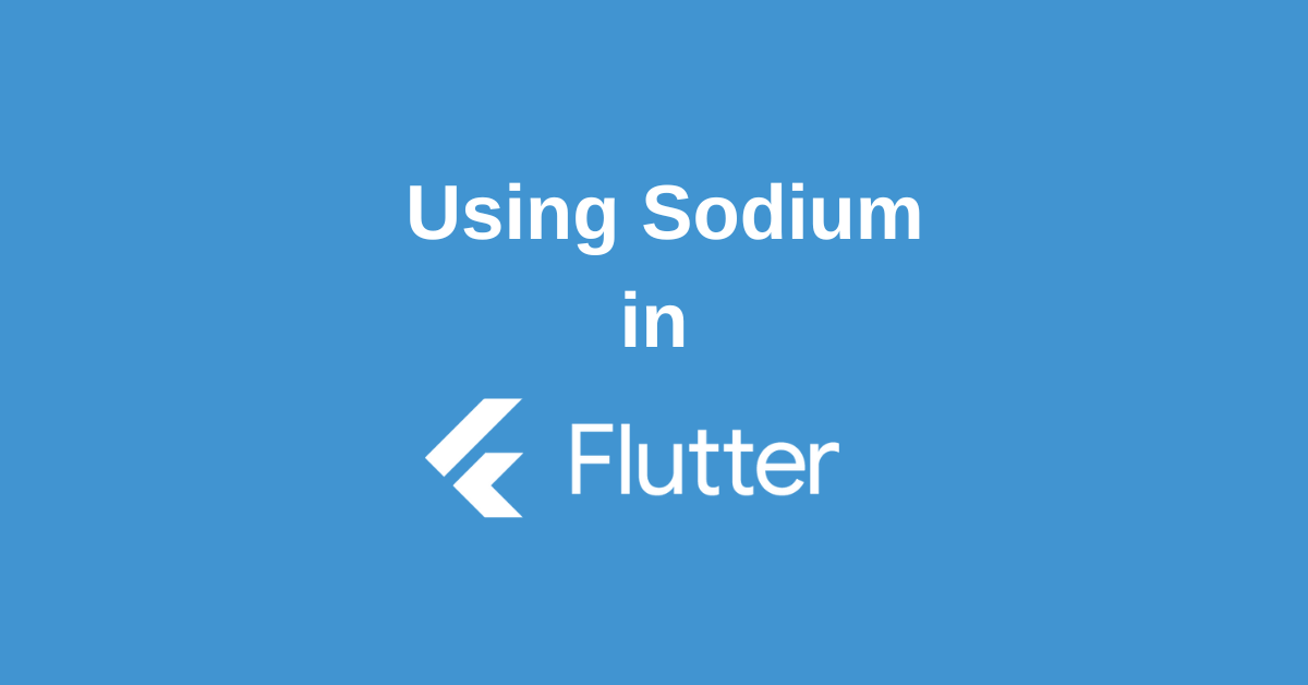 Sodium Flutter